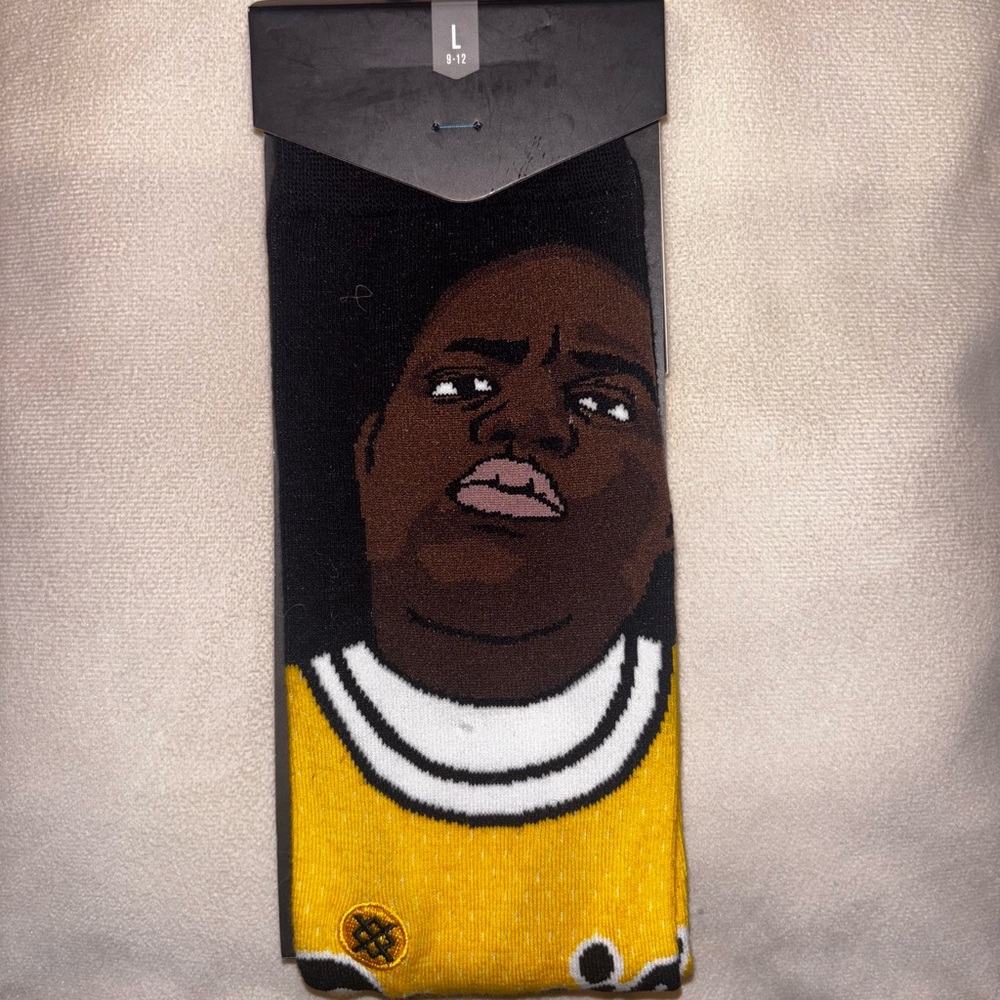 Stance Yellow and Black Notorious B.I.G. Socks